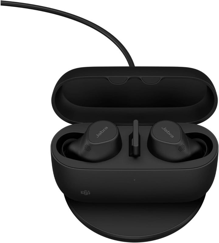 Jabra Evolve2 Buds True Wireless In-Ear-Bluetooth mit aktiver Geräuschunterdrückung, MultiSensor Voi