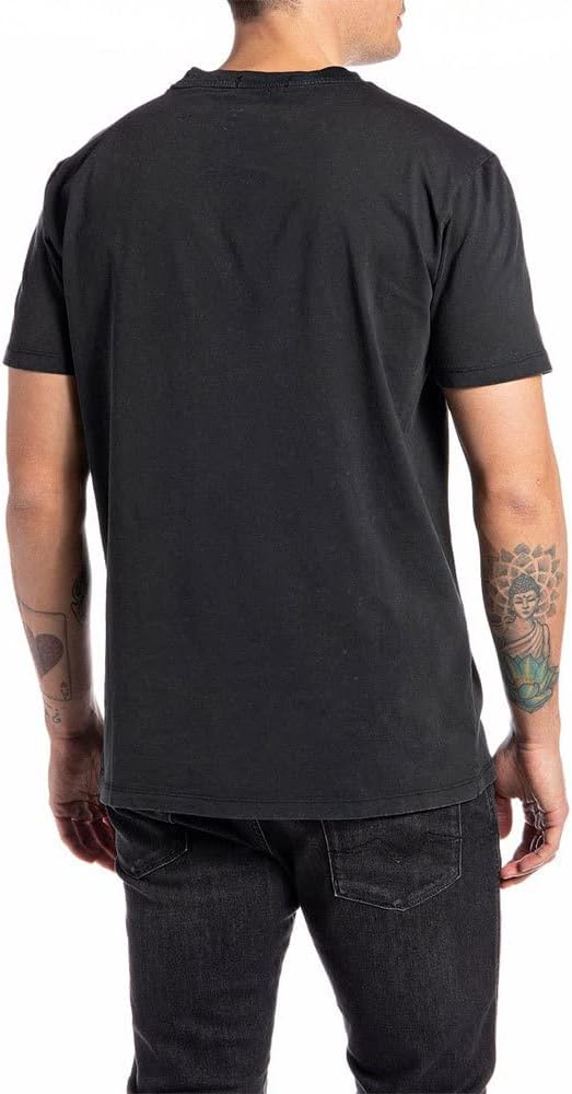 Replay Herren T-Shirt XS 098 Black, XS 098 Black