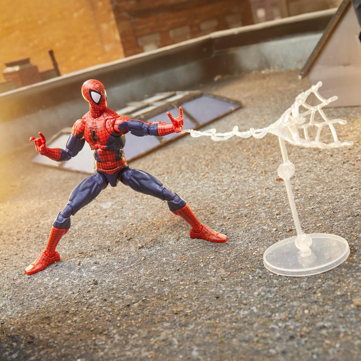 Marvel Legends Maximum Series Spider-Man Action-Figur, Rot/Blau, 15 cm grosse Superhelden-Figur zum