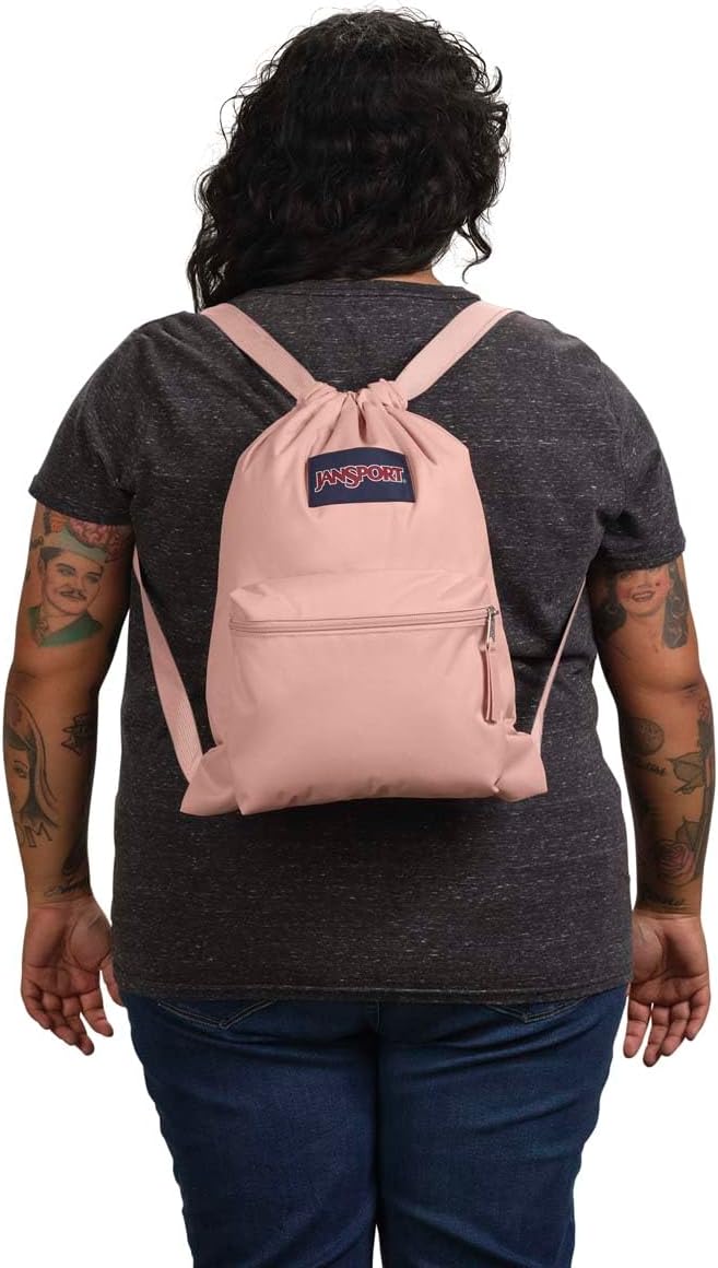 JanSport DRAWSACK Kleiner Rucksack,Misty Rose, Misty Rose