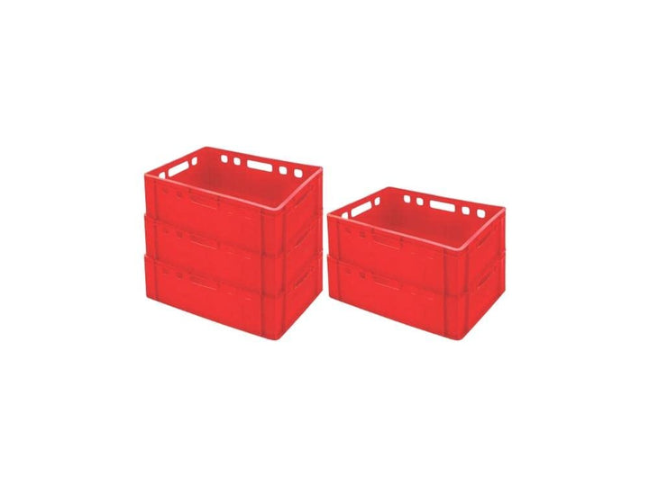 PROREGAL CHEFGASTRO SuperSparSet 5x Eurobehälter Fleischerkasten E2 | HxBxT 20x40x60cm | 41 Liter |