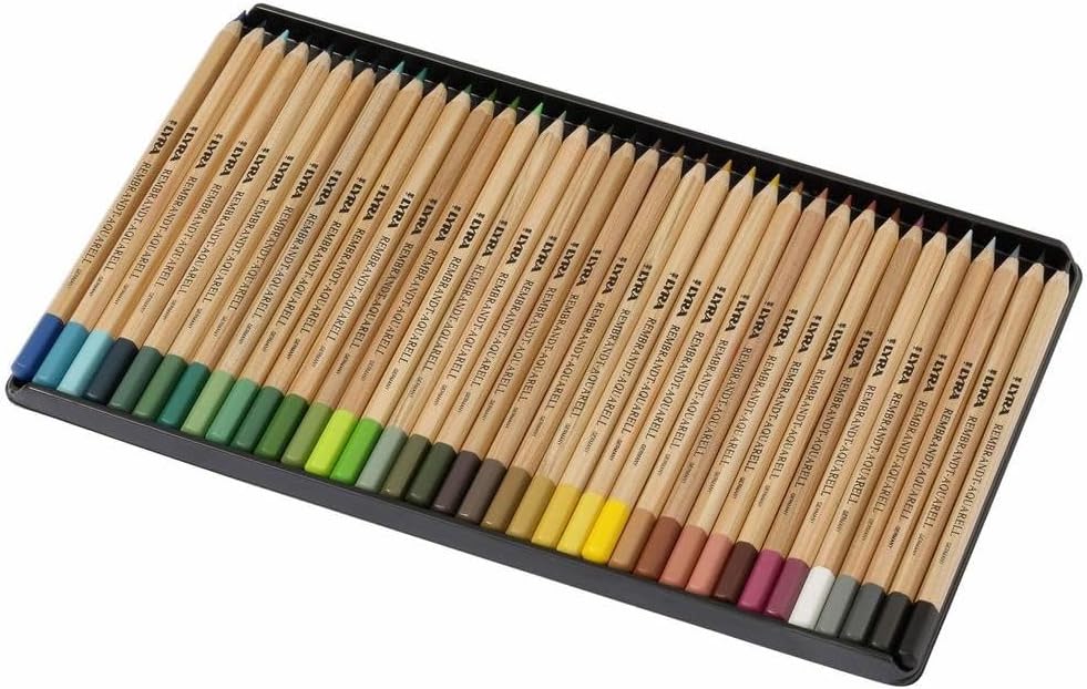 LYRA 2011720 Rembrandt Aquarell - Metalletui mit 72 Aquarellstiften, farbig