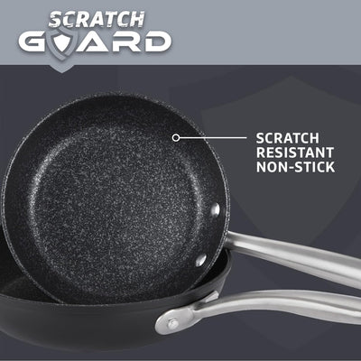 Prestige Scratch Guard Kochtopf Induktion Antihaft 28cm - Suppentopf mit Deckel, Edelstahlgriffen, S