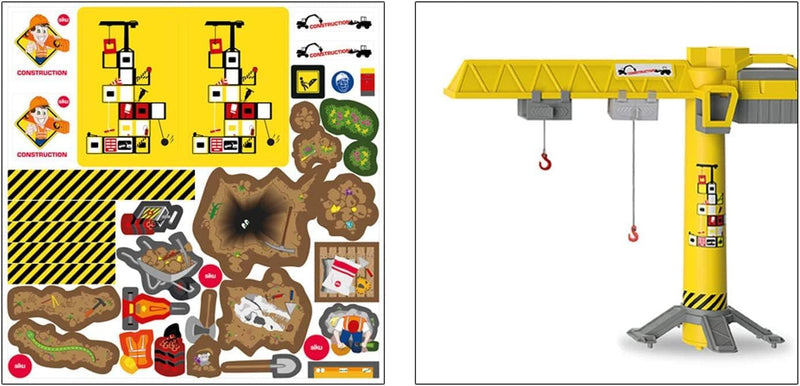 siku 5701, Baugrube, Metall/Kunststoff, Bunt, Inkl. umfangreiches Zubehör, Viele Spielfunktionen