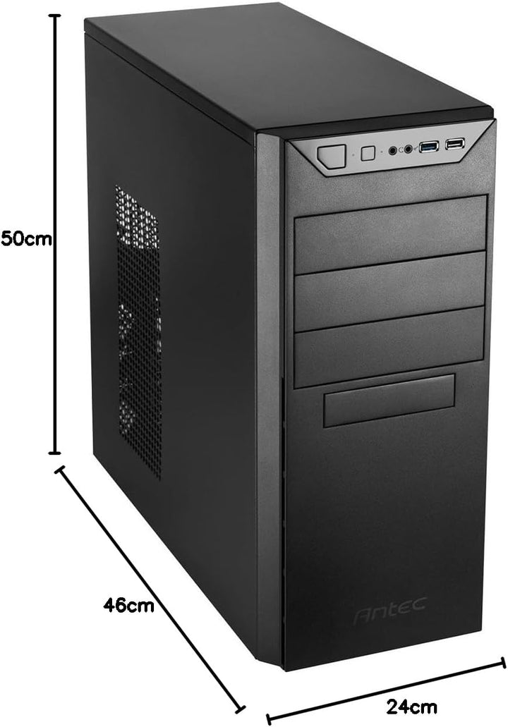 Antec Gehäuse Antec Budget VSK-4000b-U3-U2, Schwarz