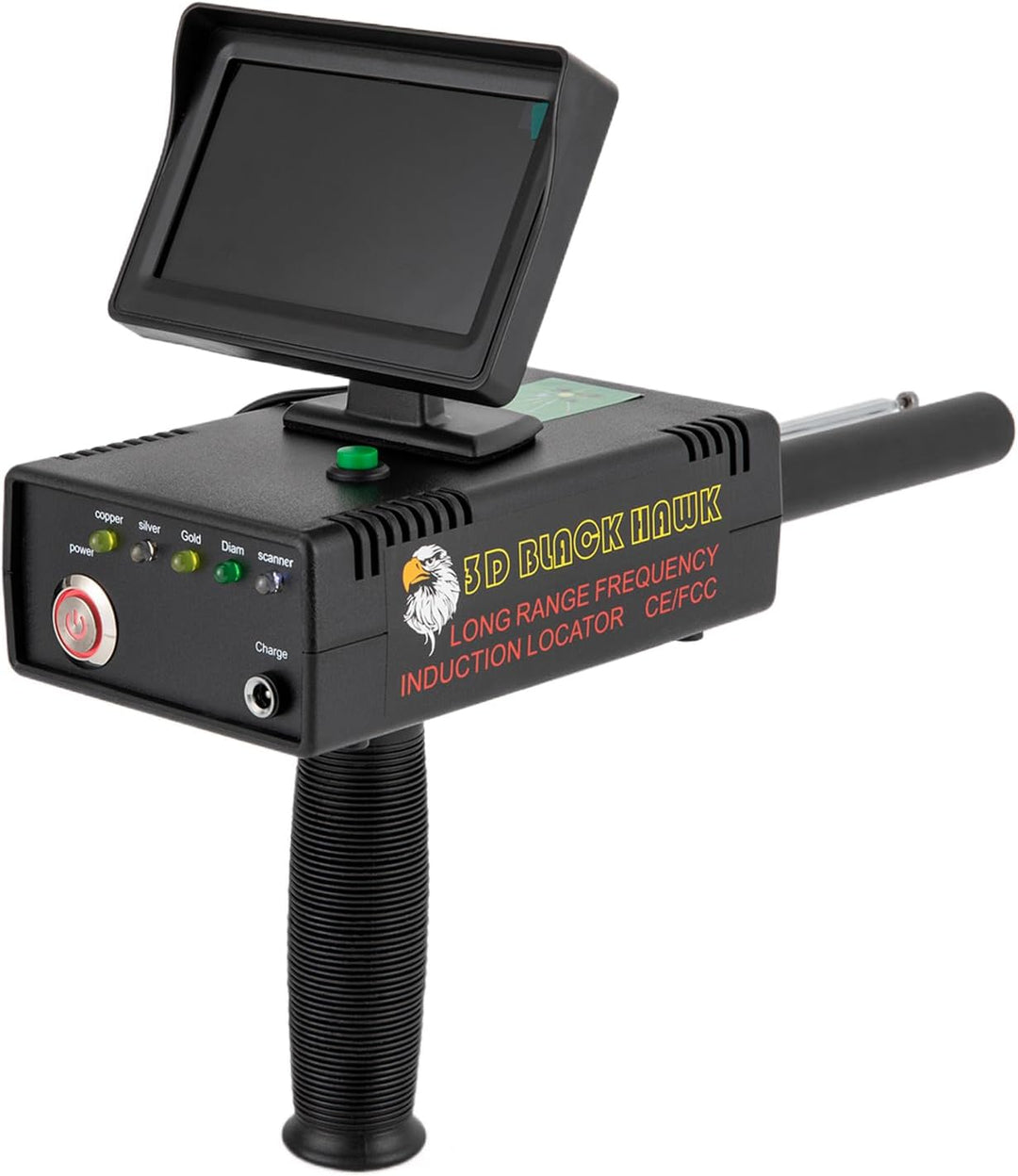 Unterirdischer Golddetektor Gold Detektor 98.4ft Metal LED-Anzeige 3D Suchbereich 1200M mit LED-Disp