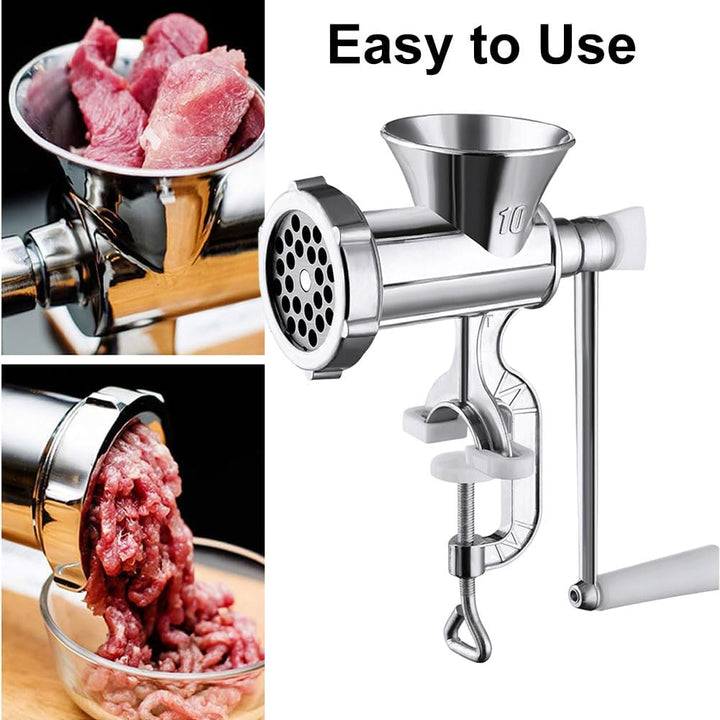 Manueller Fleischwolf, Hand Fleischwolf, Manuelle Fleischmaschine, Hackfleisch Wurstfüller, Manuelle
