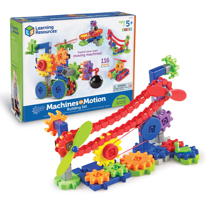 Learning Resources LER9227 Gears! Gears! Gears! Maschinen in