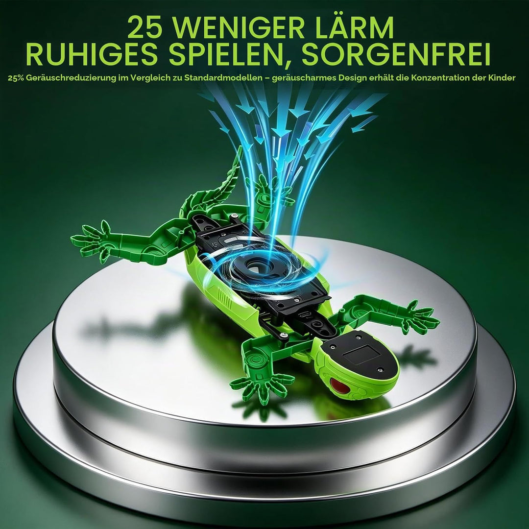 Gecko Wandflitzer, Wandflitzer Gecko Spielzeug, 360° Rotation Ferngesteuerter Eidechse Wand Klettern
