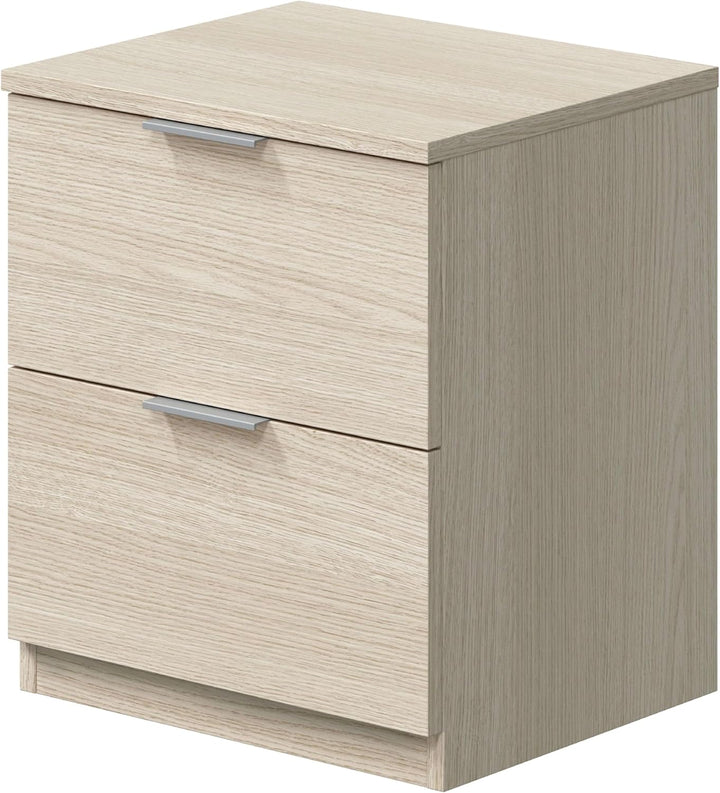 Habitdesign Nachttisch, Office Book, Low-Cost-Modell, Eichen-Finish, Masse: 38 cm (Breite) x 45 cm (