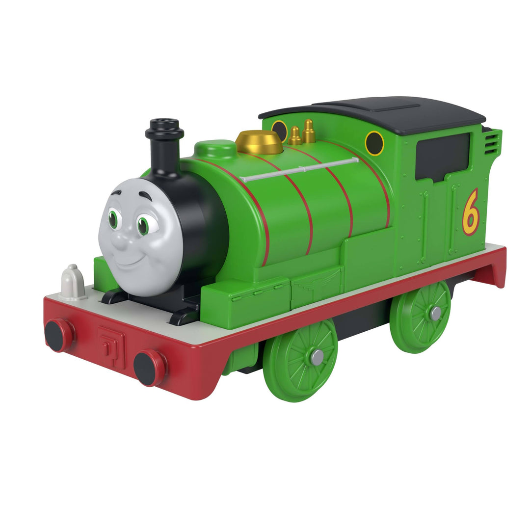 Thomas &amp; Friends von Fisher-Price Grosse sprechende Percy Lok | Spielzeugzug mit Knopf für Zuggeräus