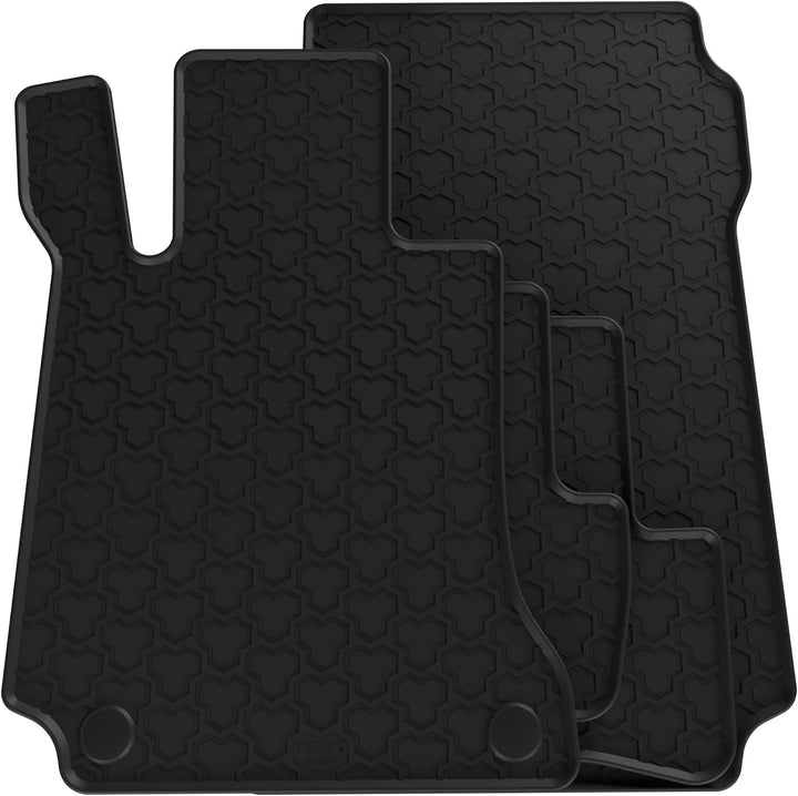 TEXER Gummimatten Wintermatten Passend für Mercedes-Benz C-Klasa W204 2007-2014