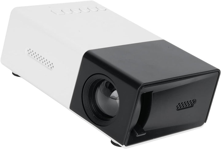 Projector, 1080p HD Tragbarer Filmprojektor, Smart Home Projector mit HDMI, USB, 3.5 Sound -Schnitts