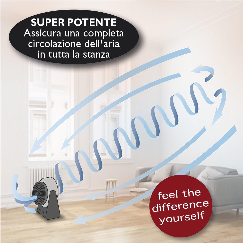 Macom Enjoy & Relax 993 Tornado Ventilator mit doppelter Oszillation