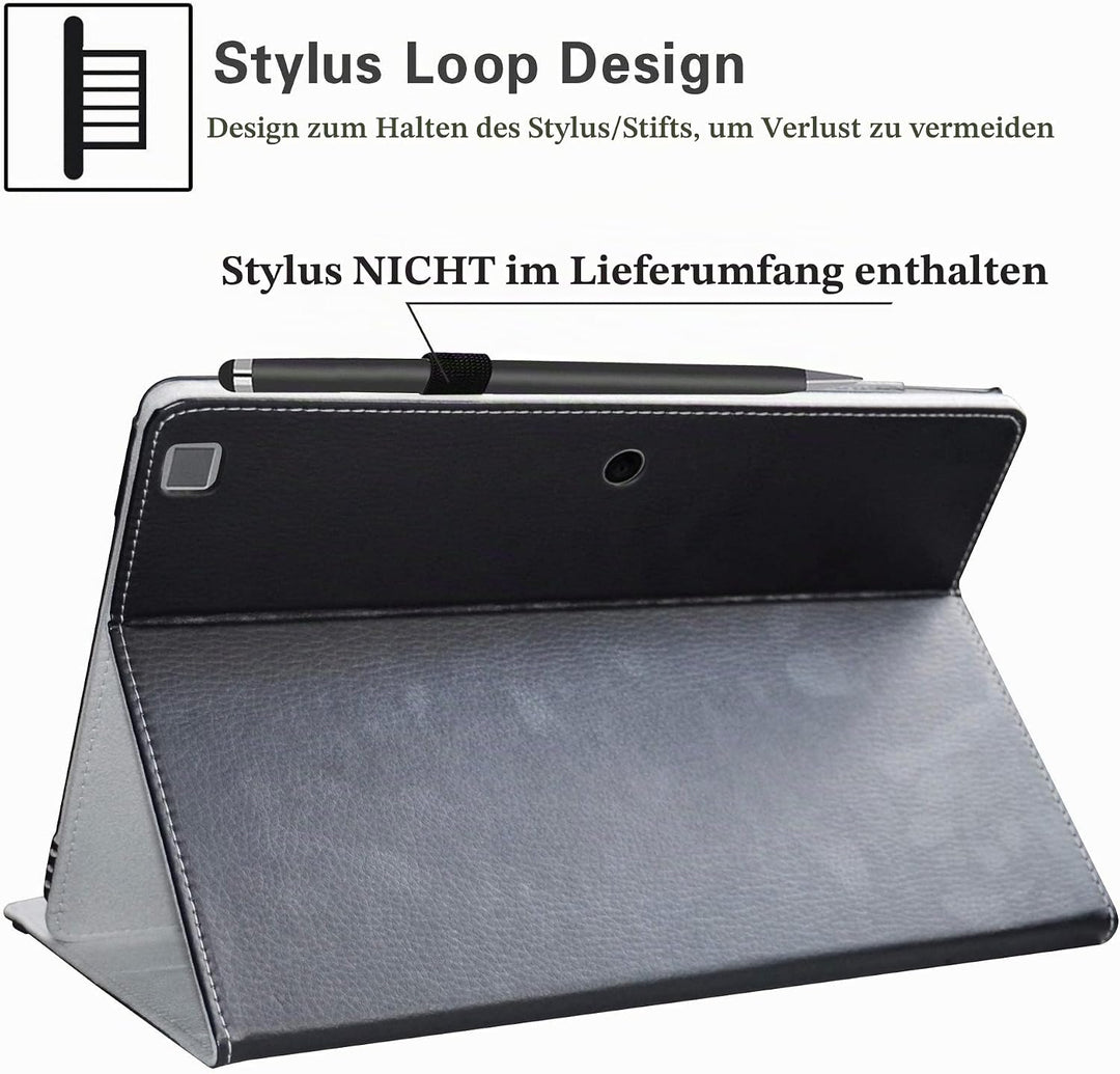 LiuShan Kompatibel mit Dell Latitude 7200 Tablet-Schutzhülle, PU-Leder, schmal, faltbar, Ständer, fü
