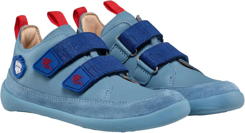 Affenzahn Barfussschuh Leder Buddy mit Klettverschluss, weich, rutschfest, für Jungen und Mädchen in