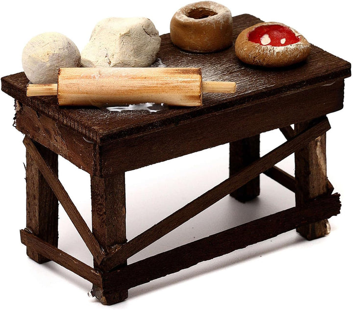 Holyart Tisch Pizza neapolitanische Krippe