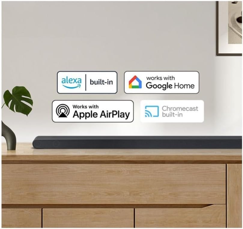 Samsung HW-S710GD 3.1-Kanal Ultra Slim Soundbar für TV-Geräte, Bluetooth-Lautsprecher mit ultraschla