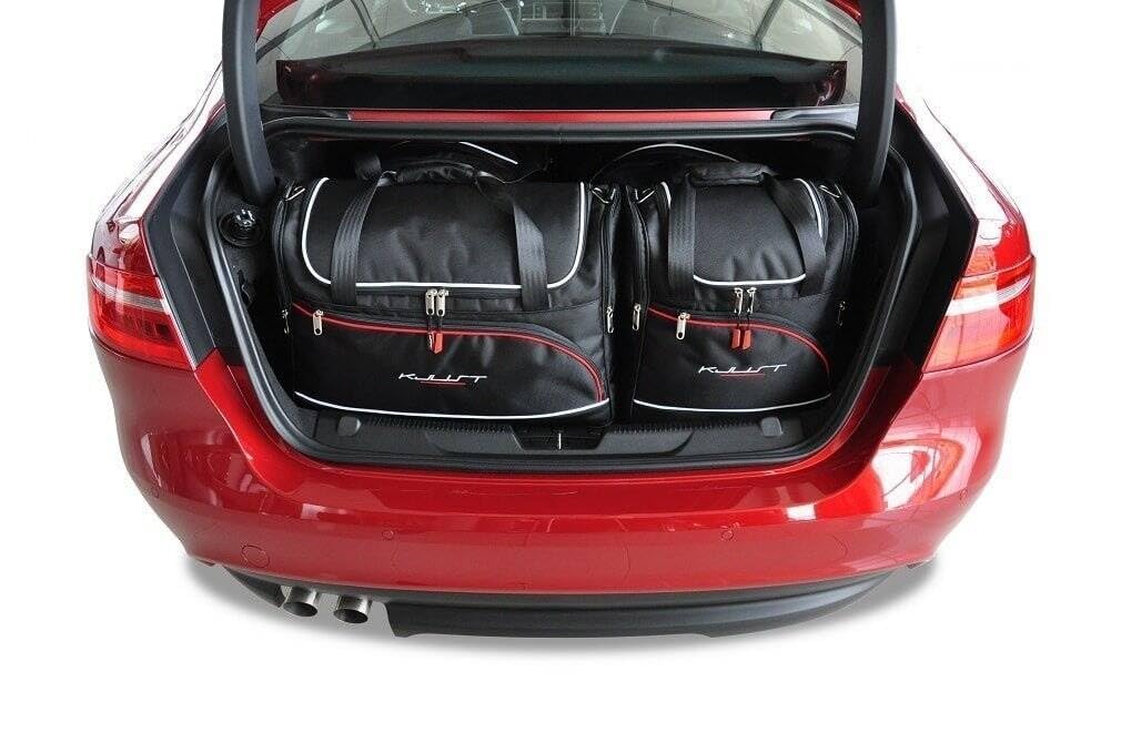 KJUST Dedizierte Reisetaschen 4 stk kompatibel mit JAGUAR XE I (X760) 2015-2018