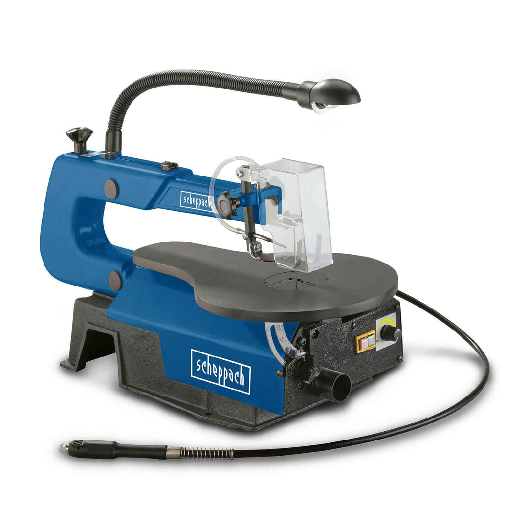 Scheppach Dekupiersäge Deco Flex mit flexibler Welle (125 W, Schnitthöhe 50mm, Schnitttiefe 405mm, S