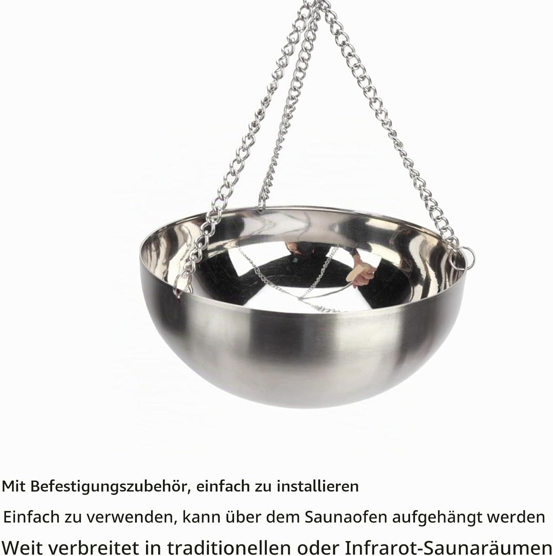 Watris Veiyi 20cm Verdampferschale Sauna, Saunazubehör, Aromaschale Für Sauna Geeignet Für Die Aufbe