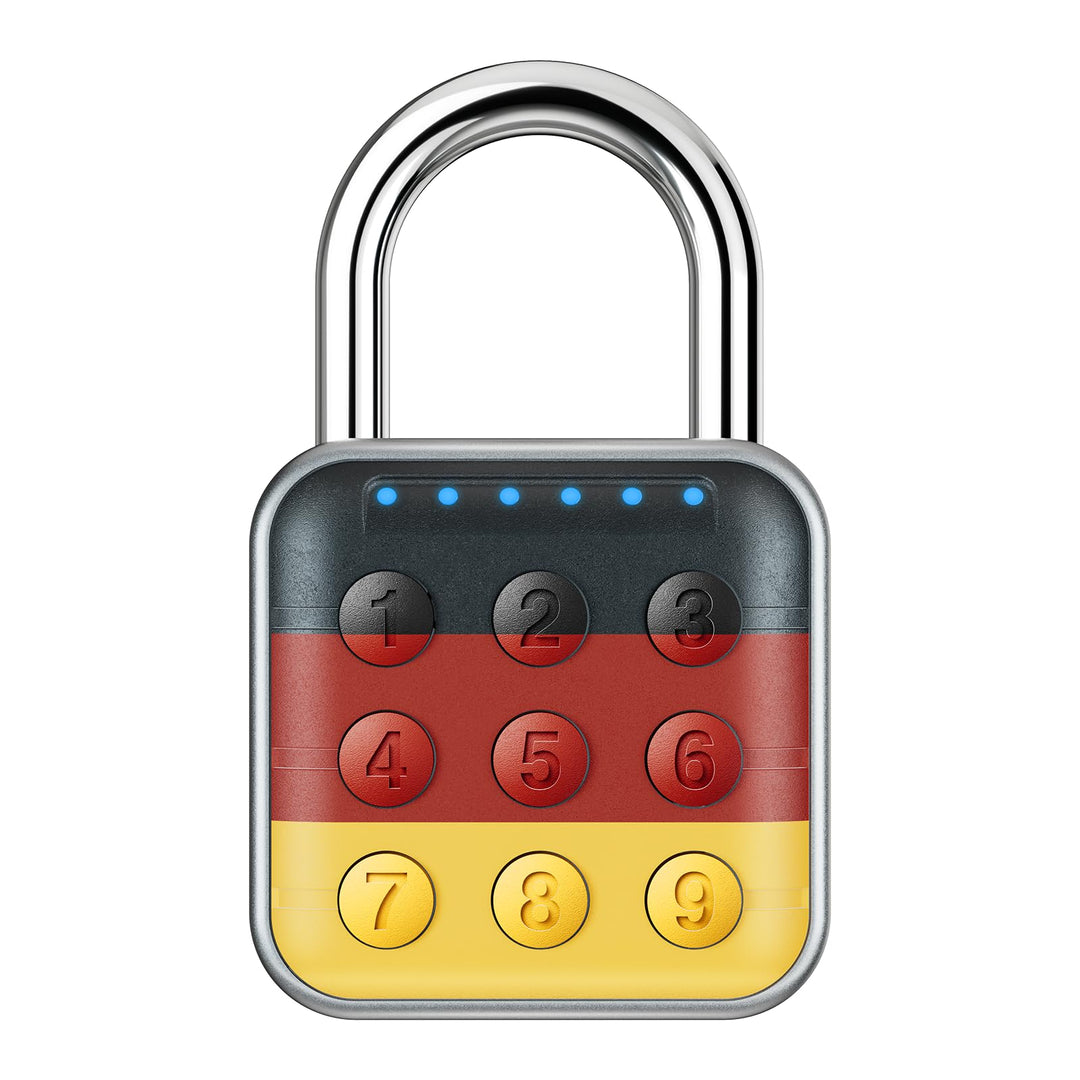 Zahlenschloss, Zahlenschloss für Spind, Schliessfachschloss & Gym Locker Lock - Hohe Sicherheit, ein