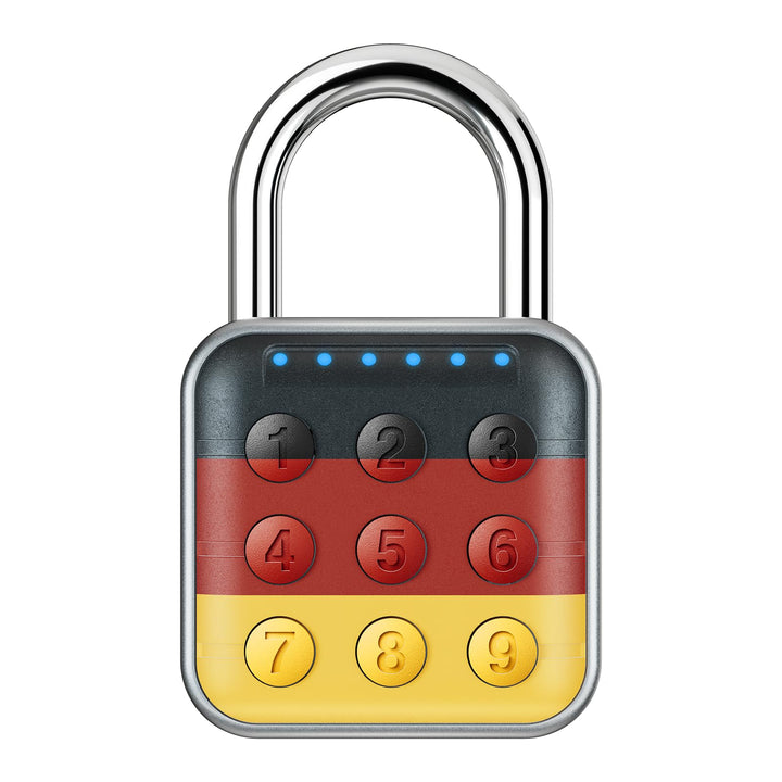 Zahlenschloss, Zahlenschloss für Spind, Schliessfachschloss & Gym Locker Lock - Hohe Sicherheit, ein