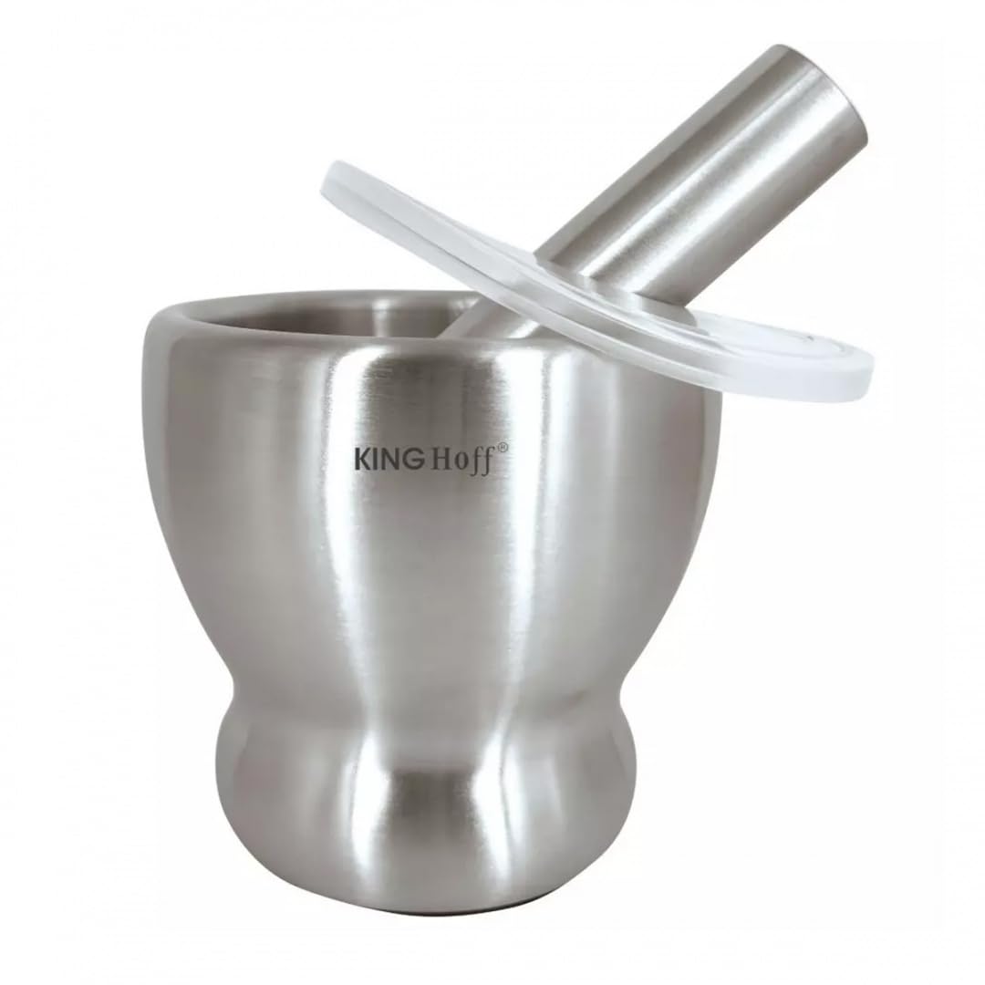 STAHLMÖRSER MIT ABDECKUNG KINGHOFF KH-1661