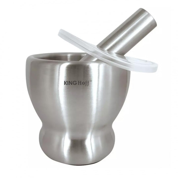 STAHLMÖRSER MIT ABDECKUNG KINGHOFF KH-1661