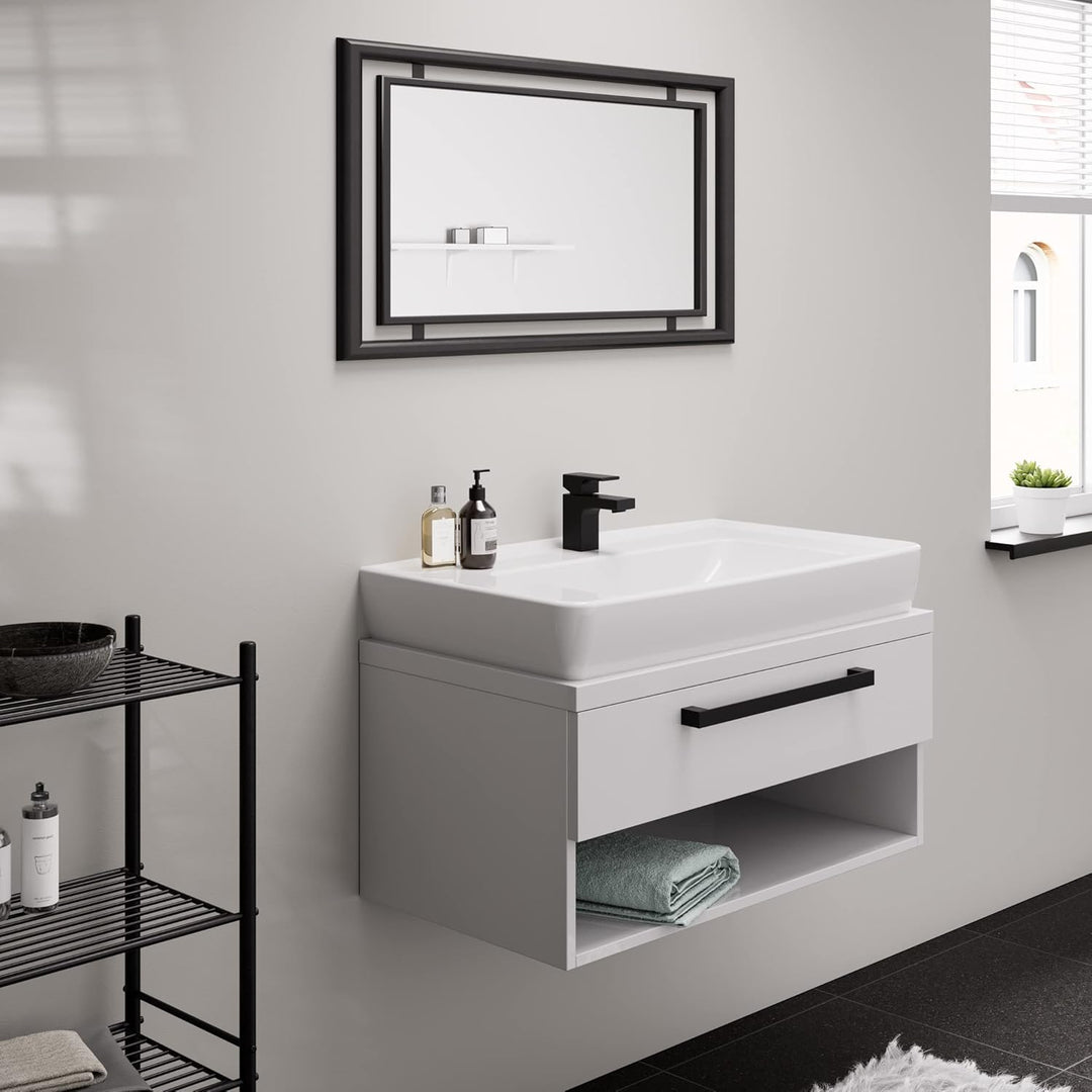 hansgrohe Vernis Shape - Waschtischarmatur ohne Ablauf, isolierte Wasserführung, Wasserhahn Bad mit