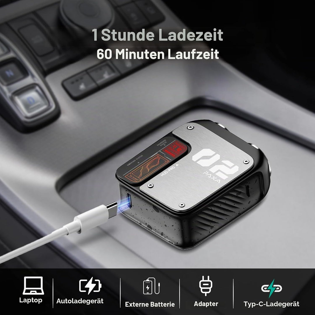 PAXA T01 Rasierer Herren Elektrisch,9000U/Min Kompakter Elektrorasierer,IPX7 Rotationsrasierer Mini