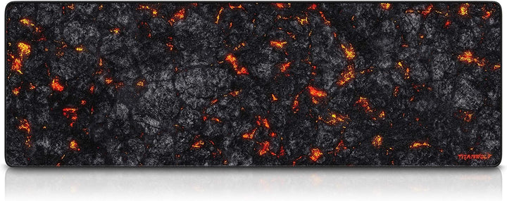 CSL-Computer TITANWOLF Übergrösse Mauspad Gaming Titanwolf 1200x400mm, XXXL Mousepad gross mit Motiv