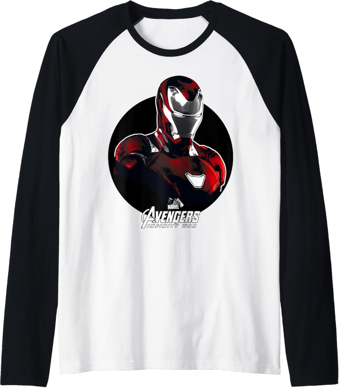 Marvel Avengers: Infinity War Iron Man Circle Portrait Raglan