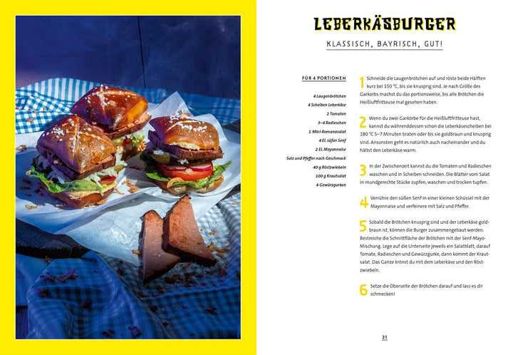 Heiss frittiert und geil serviert!: Über 45 Rezepte für die Heissluftfritteuse von Rene Schmock, Geb