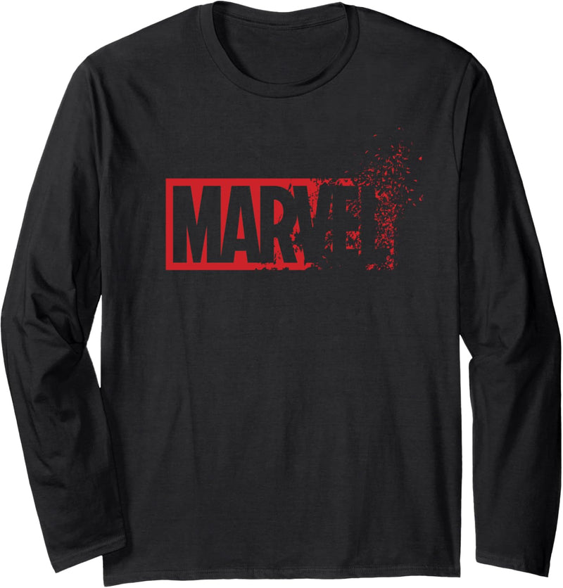 Marvel Evaporating Logo Langarmshirt