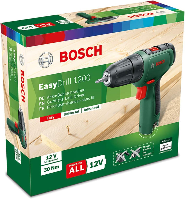 Bosch Home and Garden Bosch Akku Bohrschrauber EasyDrill 1200 (ohne Akku, 12 Volt System, im Karton)