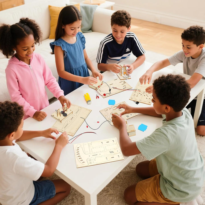 Experimente für Kinder ab 8 9 10 11 12 13 14, Elektronik Baukasten, Experimentierkasten, Elektro Bau