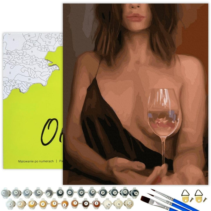 Oh Art! Malen Nach Zahlen Erwachsene Set Mit 3 Pinseln Und Acrylfarben Gemälde Acrylic Malerei DIY L
