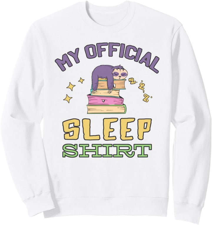 Nachthemd Damen Pyjama Faultier tshirt Herren Schlafshirt Sweatshirt