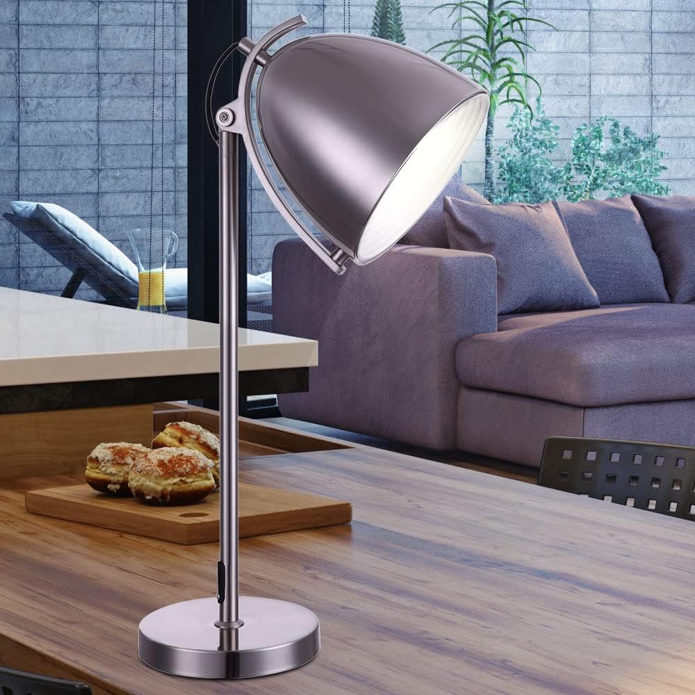 Schreib Tisch Leuchte Wohn Arbeits Zimmer Beleuchtung Lese Lampe Spot verstellbar Globo 15130T