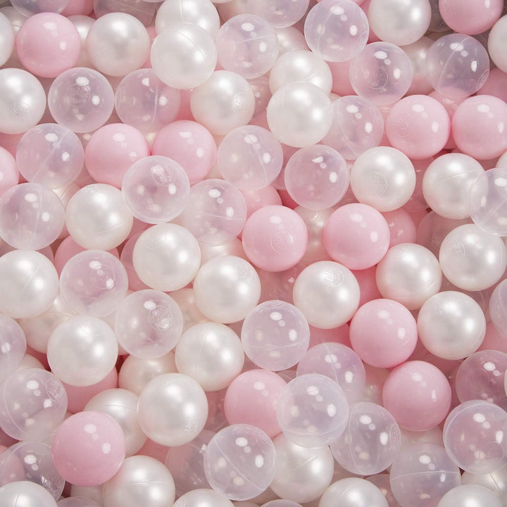 KiddyMoon Spielplatz Aus Schaumstoff Mit Rund Bällebad (300 Bälle) Ballgruben Für Babys Spielbad Hin