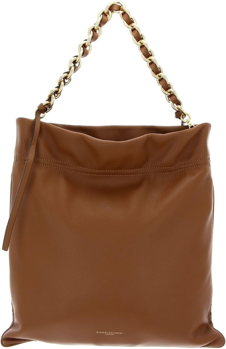 GIANNI CHIARINI Memory Shoulder Bag Cuoio