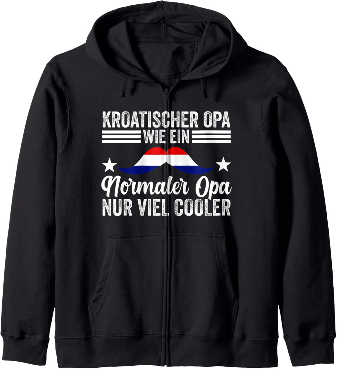 Kroatischer Opa Kroate Grossvater Kroatien Kapuzenjacke