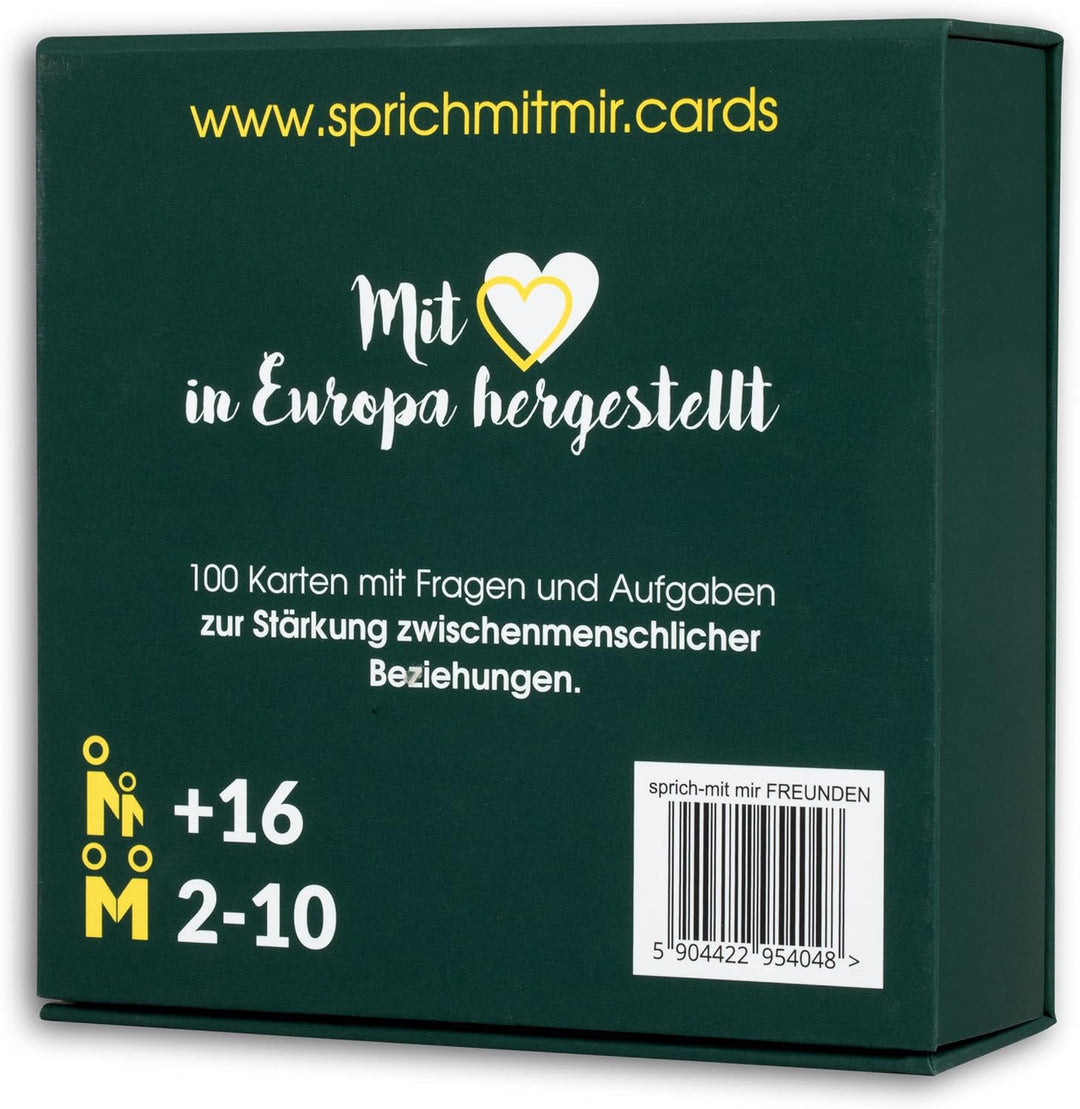 Spricht mit Mir - Erzählt Euch Mehr Spiel für Freunde - 55 Kartenspiele für Erwachsene - Partyspiele
