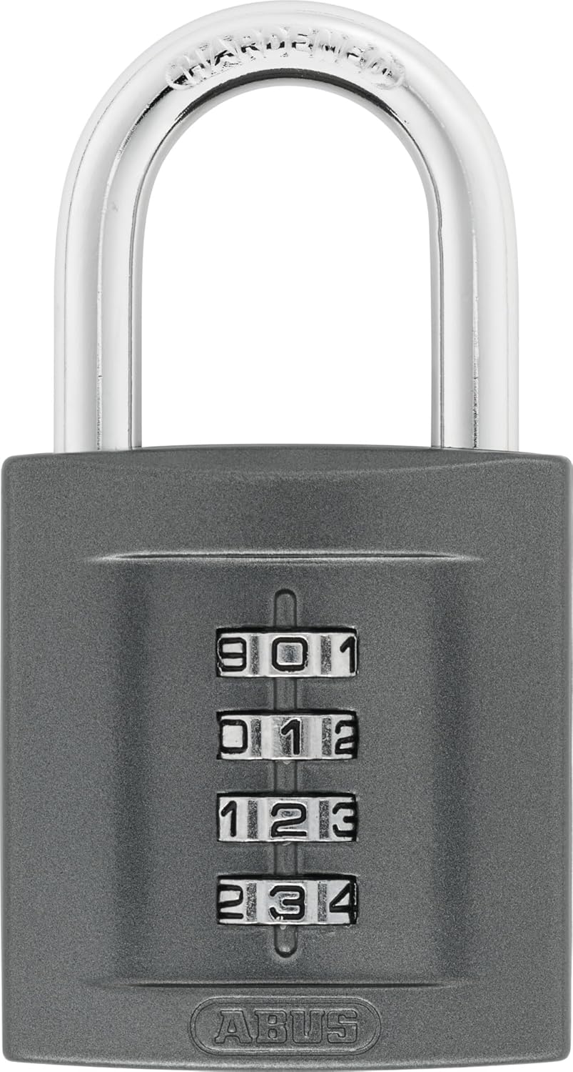 ABUS Zahlenschloss 158/50 - Vorhängeschloss mit Zinkgussdruck-Gehäuse - mit individuell einstellbare