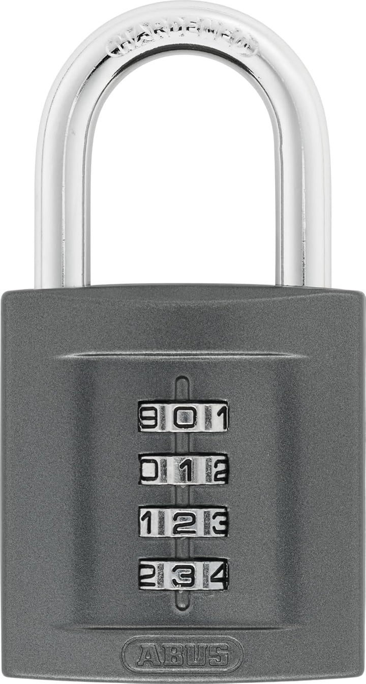 ABUS Zahlenschloss 158/50 - Vorhängeschloss mit Zinkgussdruck-Gehäuse - mit individuell einstellbare