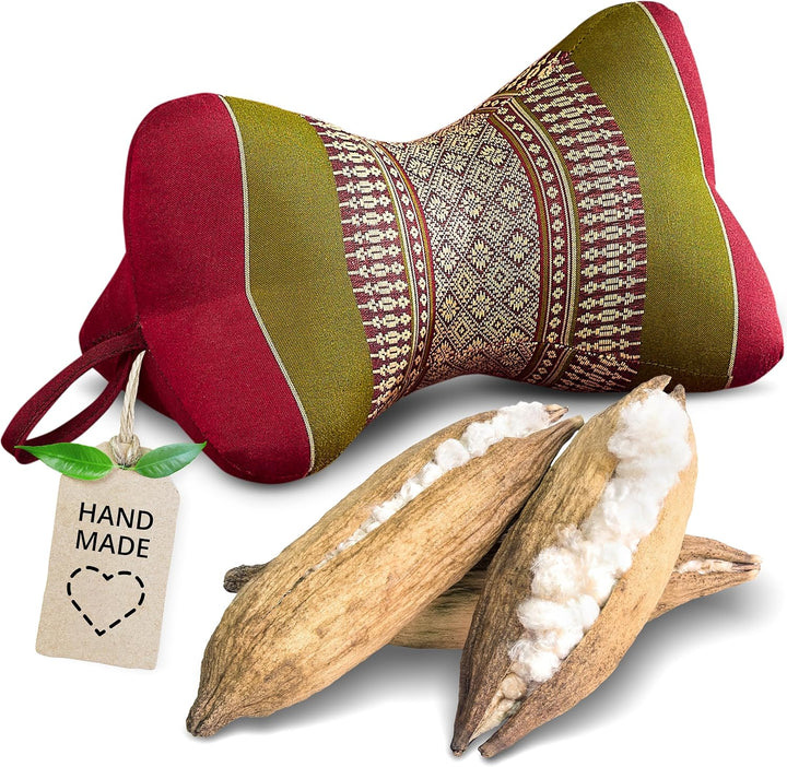 livasia Nackenstützkissen Knochenkissen, Nackenkissen Knochenform, Sofakissen, Lesekissen mit Kapok,