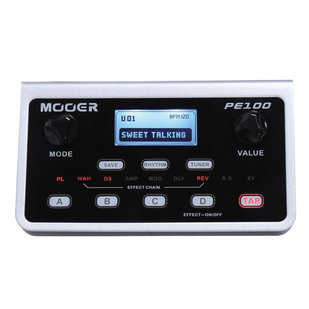 MOOER PE100 Guitar Effects,Black