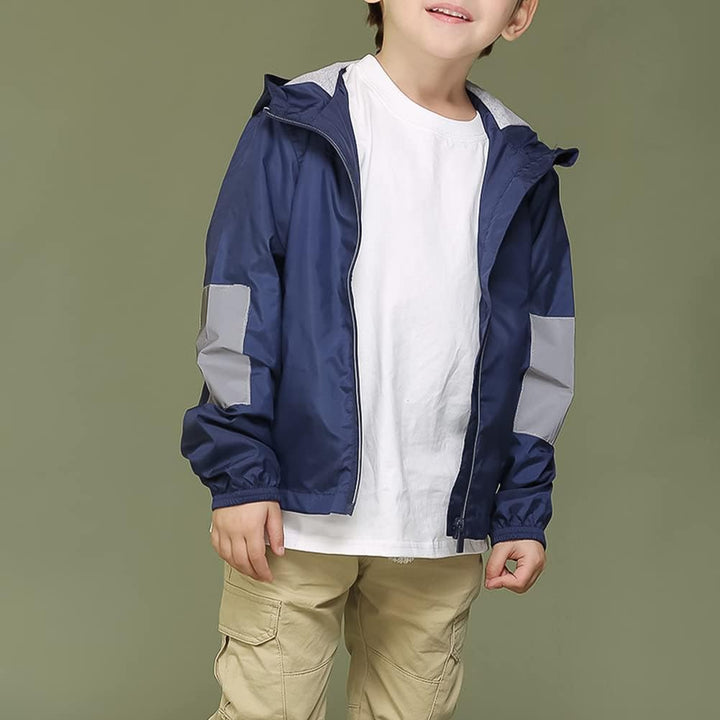 Volunboy Baby Kapuzen Jackets, Jungen Langarm Winddicht Mantel Cartoon Aufdruck Jacken 3-4 Jahre Bla