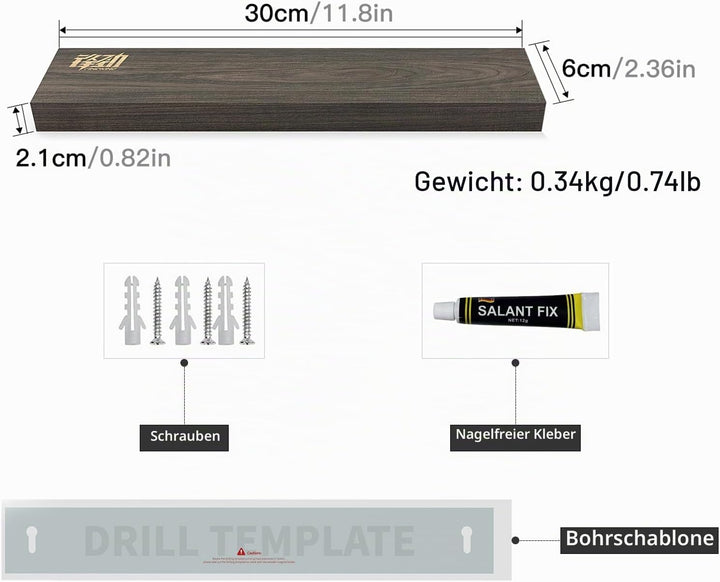 FINDKING 30cm Eschenholz Hölzern Magnetische Messer Streifen Küche Messer Reste Halter Ständer für d